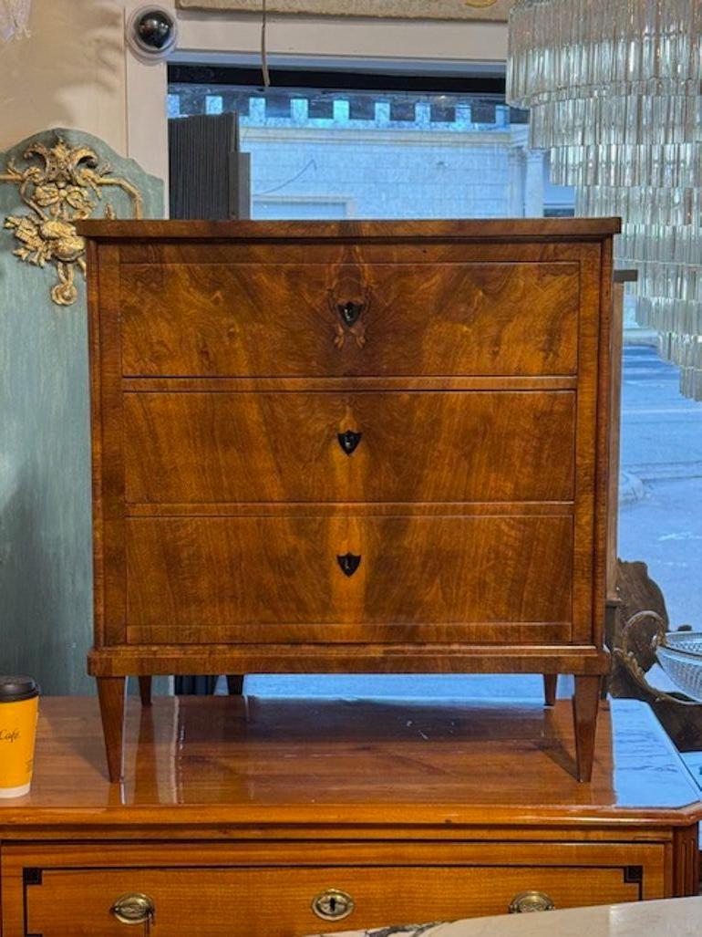 German Beidermeier Walnut Chest In Good Condition In Dallas, TX