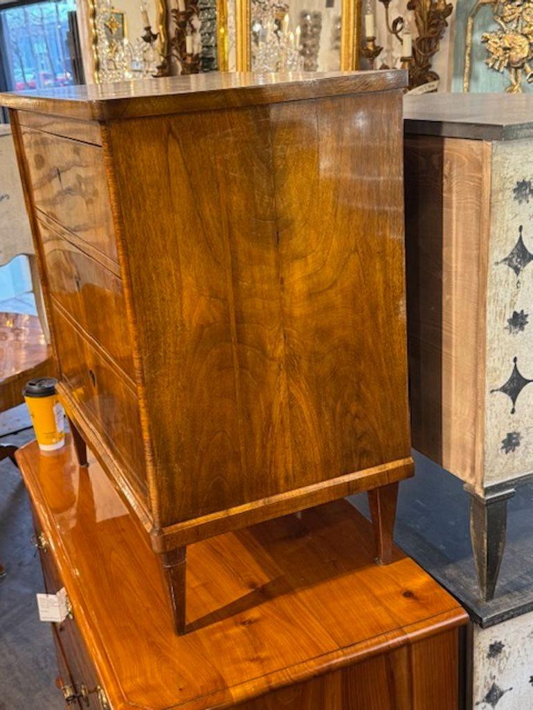 19th Century German Beidermeier Walnut Chest