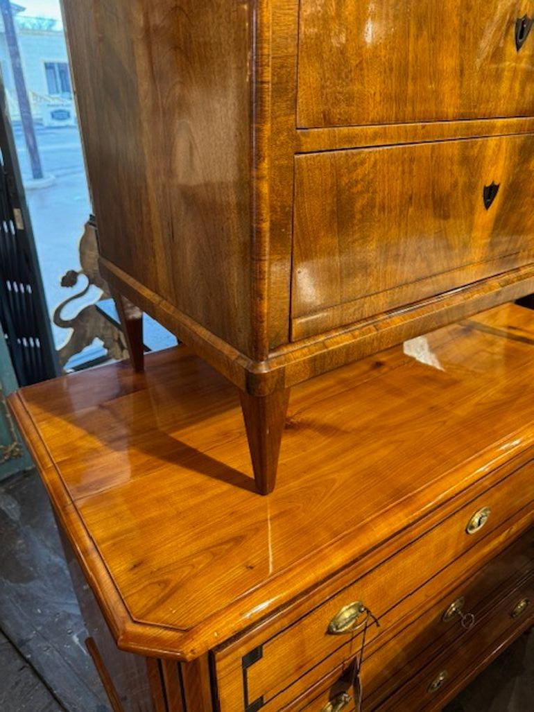 German Beidermeier Walnut Chest 3