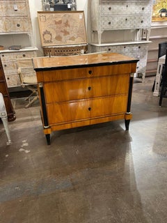 German Biedermeier Empire Style Commode