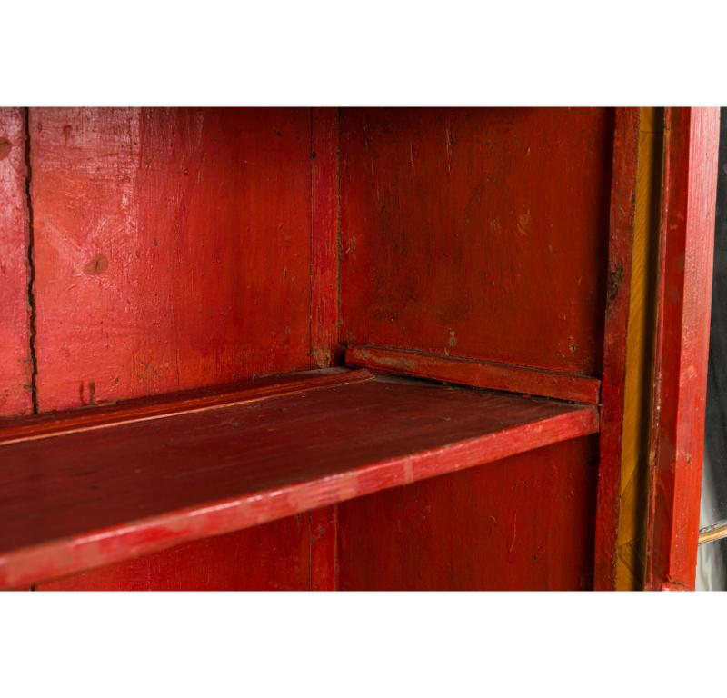 German Biedermeier Olivewood Inlaid and Parcel Gilt Secretary / Bookcase For Sale 6