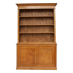 German Biedermeier Shelf Cabinet made of Ash Wood, 19th Century