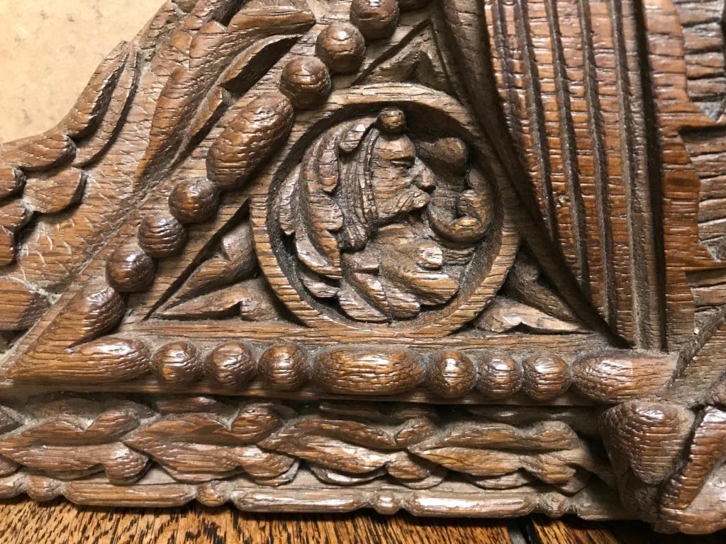 19th Century German Black Forest Oak Carving of a Viking Warrior