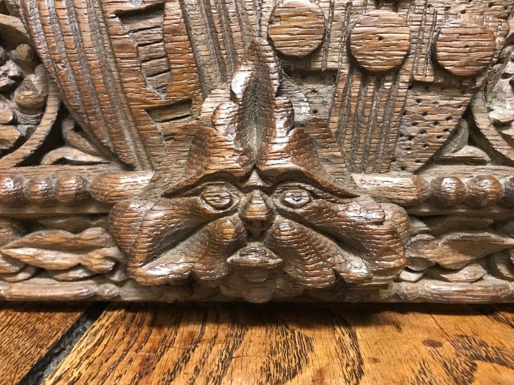 German Black Forest Oak Carving of a Viking Warrior 4