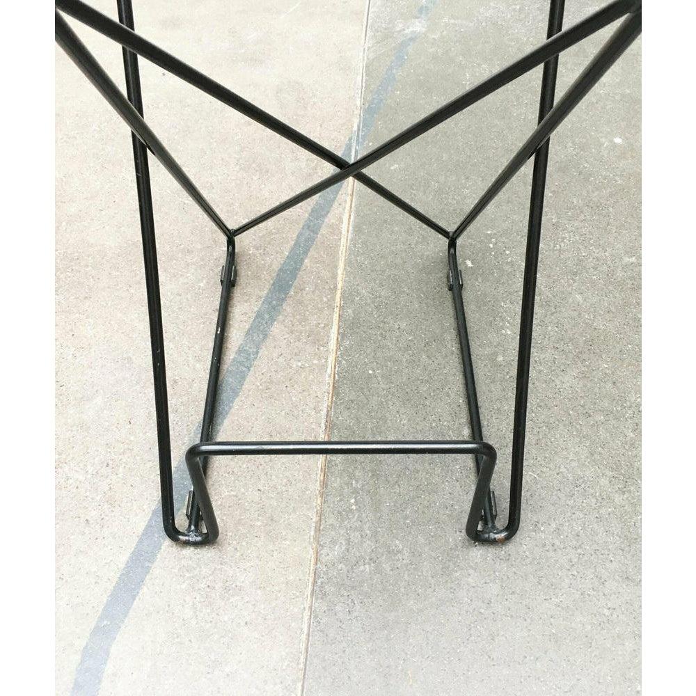 German Black Kreuzschwinger Kitchen Barstool by Till Behrens, 1980s For Sale 4