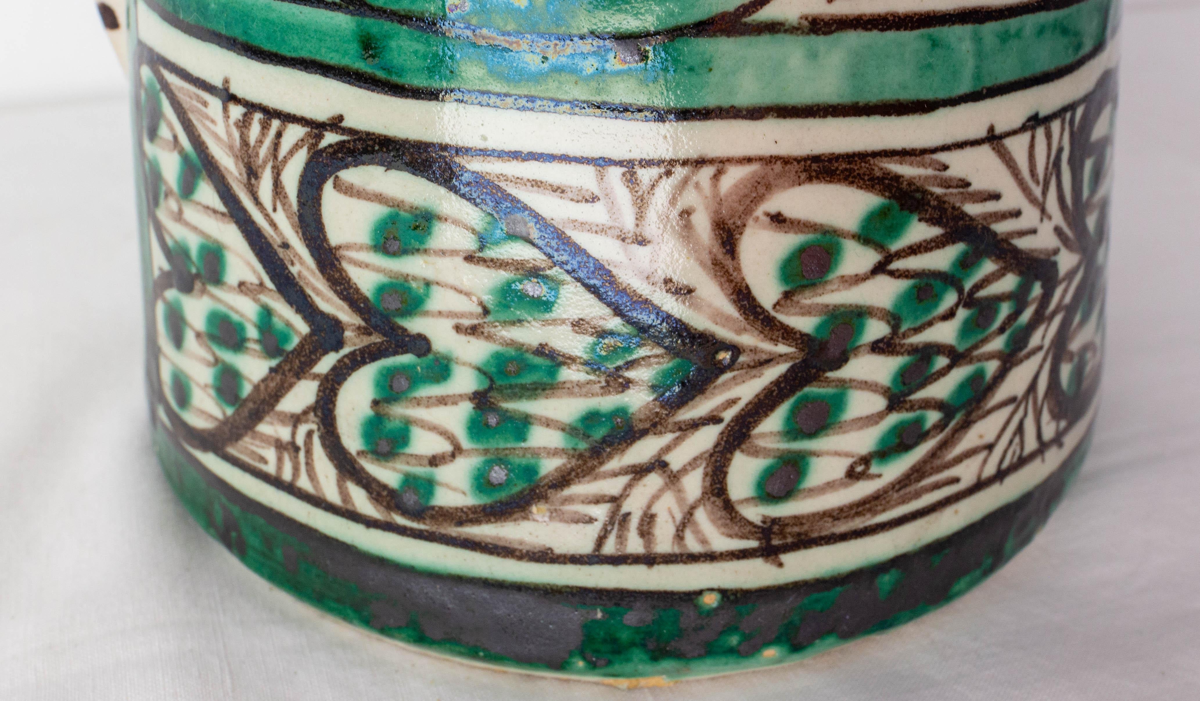 20th Century Spanish Pitcher Glazed Ceramic from Punter Workshop, Midcentury