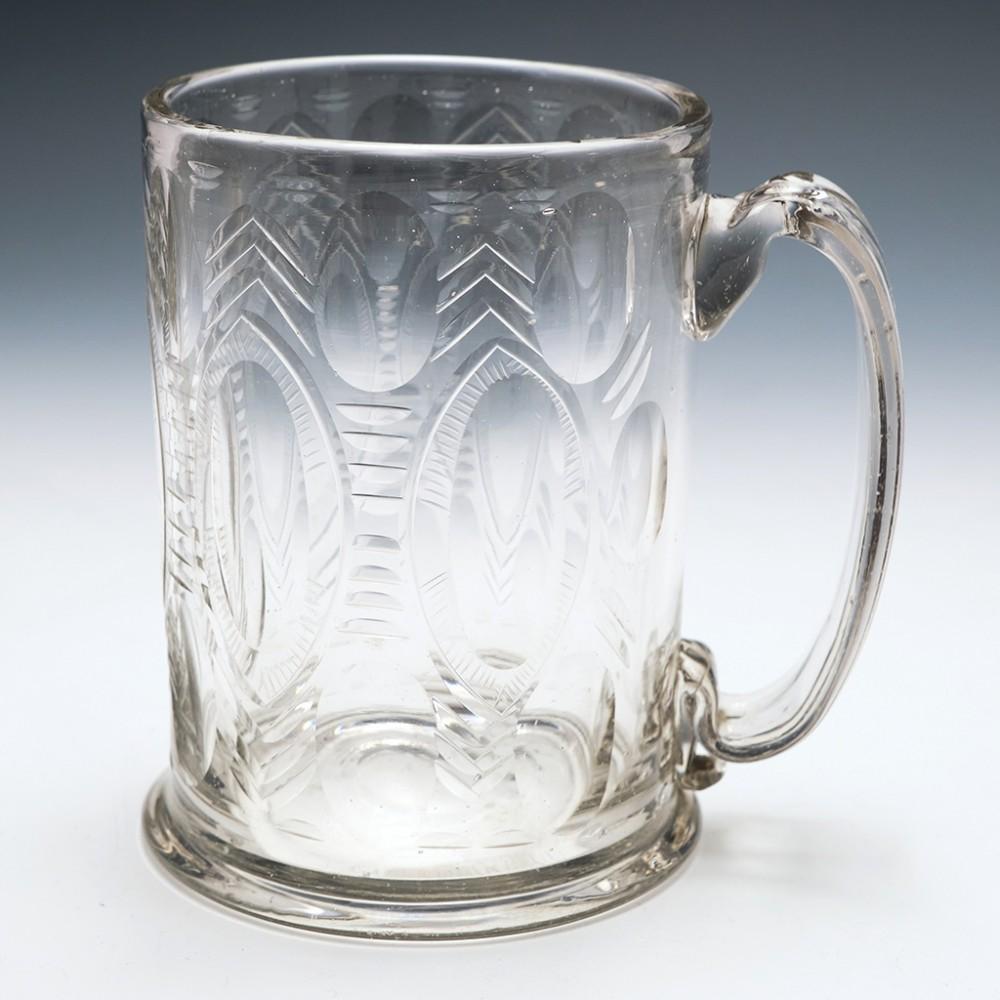 18th Century and Earlier German / Bohemian Glass Tankard, 1775-1800 For Sale