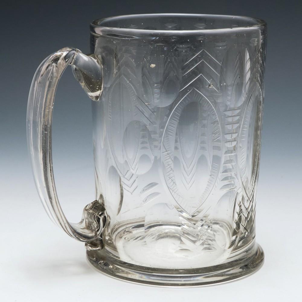 German / Bohemian Glass Tankard, 1775-1800 For Sale 3