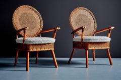 German boucle 1960s lounge chairs