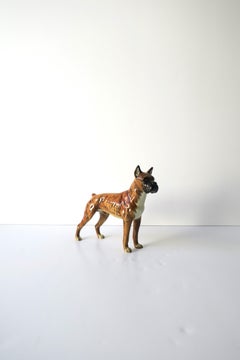 Boxer Dog Porcelain Decorative Object, West Germany, 1968