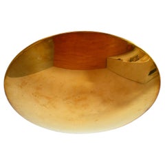 German Brass Ceiling Light or Wall Sconce by Florian Schulz, 1980s