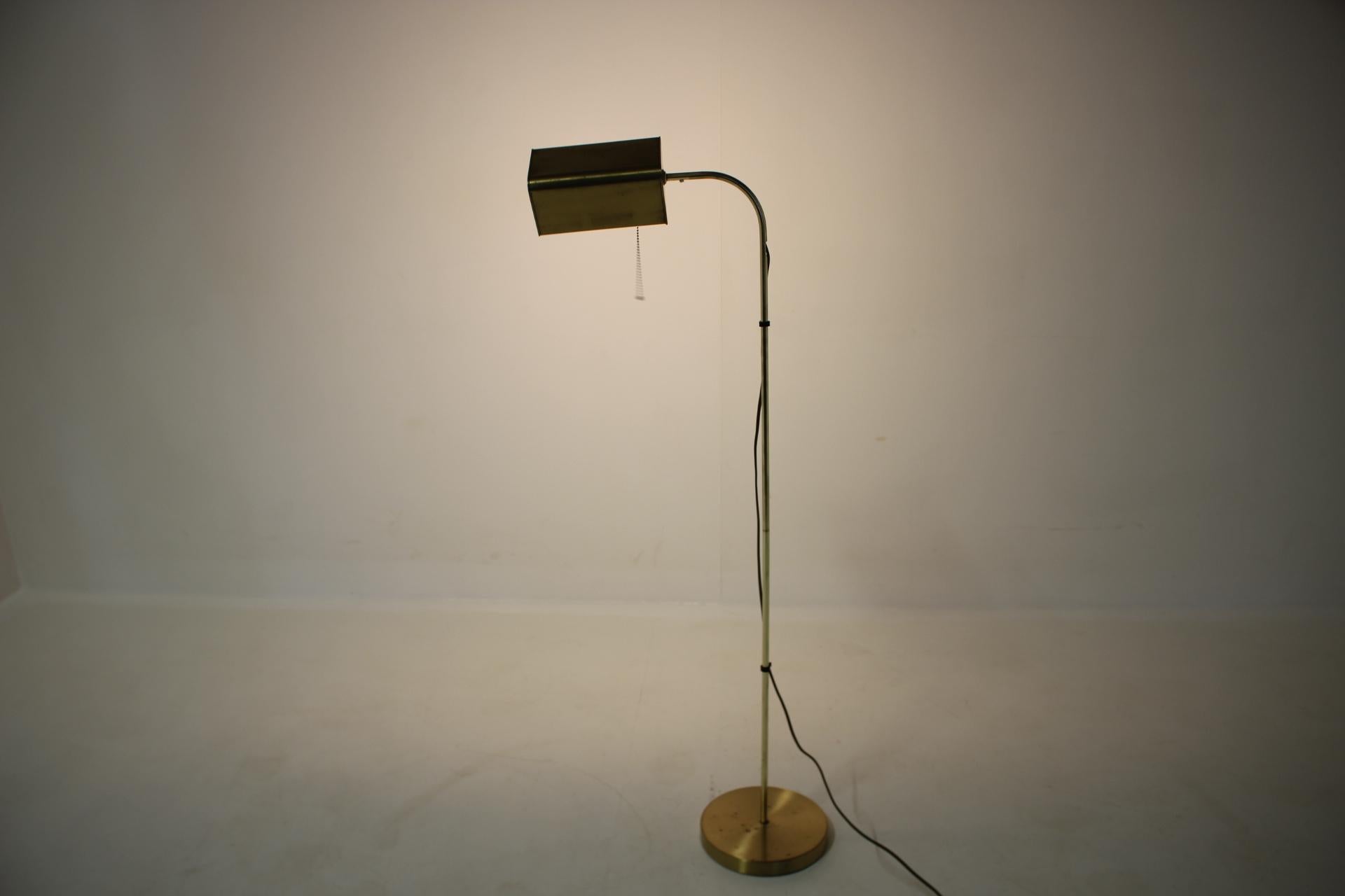 German Brass Floor Lamp, 1970s 1