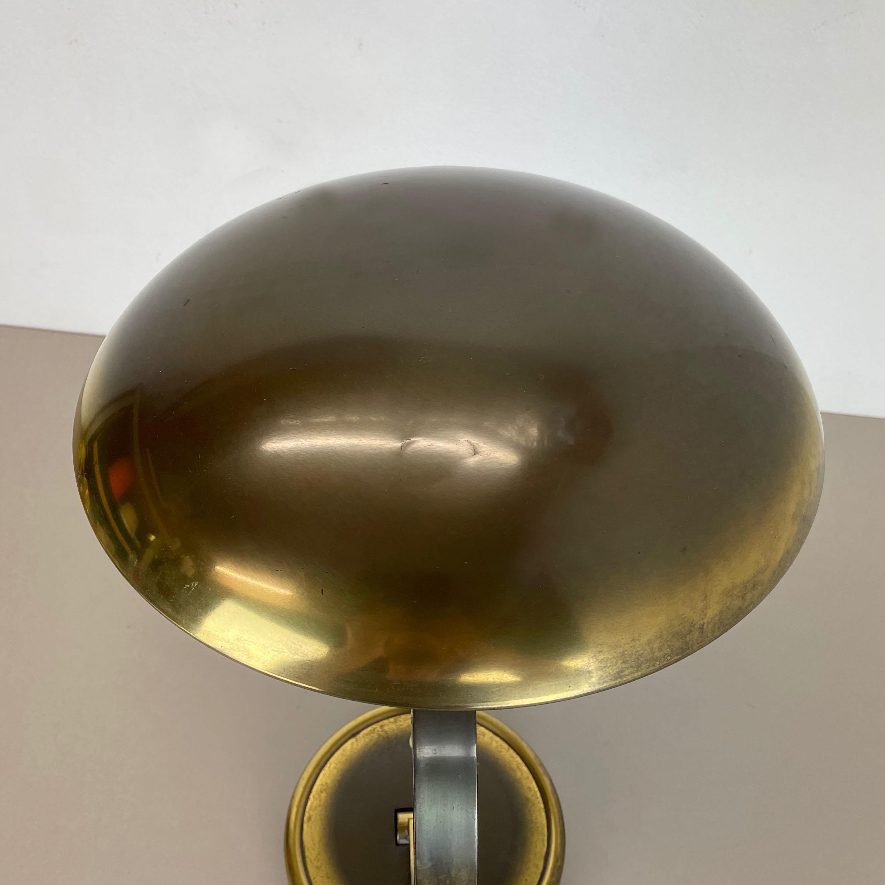 German Brass Kaiser Idell 6751 Bauhaus Desk Light Christian Dell, Germany, 1950s For Sale 9