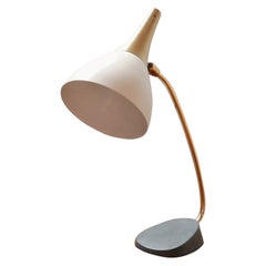 German Brass Mid-Century Desk Lamp