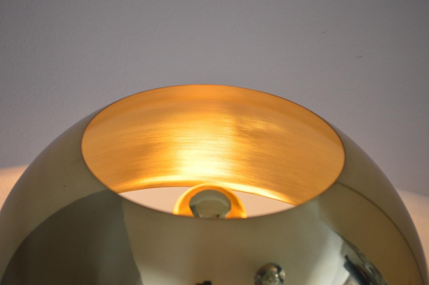 Late 20th Century German Brass Table Lamp by Florian Schulz, 1970s