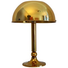 German Brass Table Lamp by Florian Schulz, 1970s