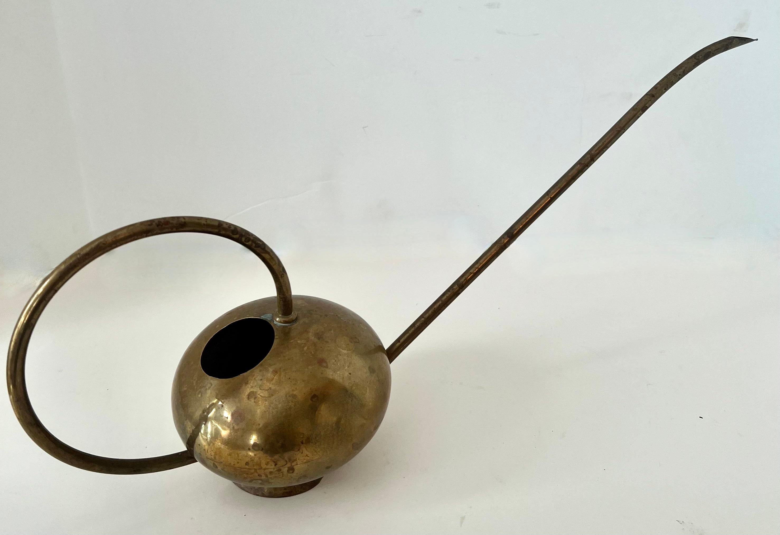 20th Century German Brass Watering or Lamp Oil Can For Sale