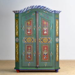 German bridal cabinet, dated 1852