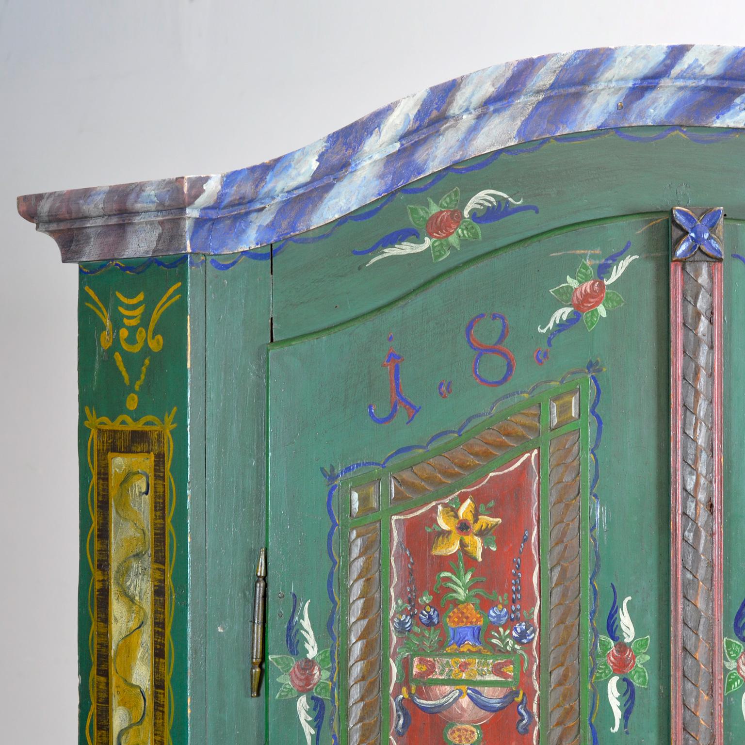 Pin Armoire de mariage allemande, datée de 1852 en vente