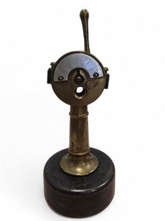 German Bronze Cigar Cutter in the Form of a Telegraph, circa 1930