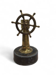 German Bronze Cigar Cutter in the Form of a Telegraph, circa 1930