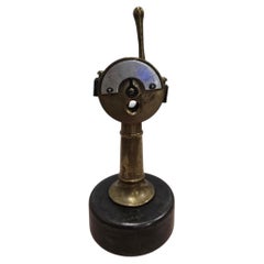 German Bronze Cigar Cutter in the Form of a Telegraph, circa 1930