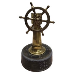 German Bronze Cigar Cutter in the Form of a Telegraph, circa 1930