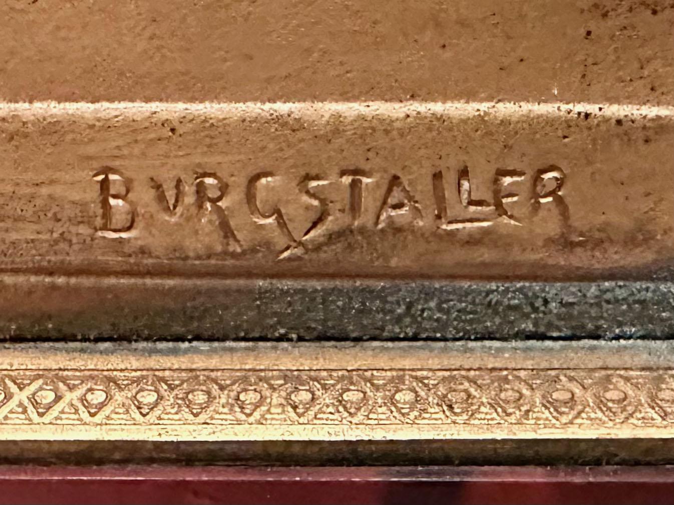 Deutsches Tintenfass aus Bronze und Marmor  (Spätes 19. Jahrhundert) im Angebot