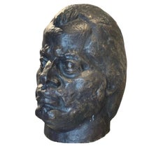 German Bronze Man Bust