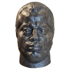 German Bronze Man Bust
