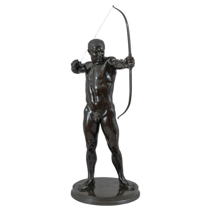 German Bronze Nude Male Archer Emil Dittler 1868 1902 For Sale At german-bronze-nude-male-archer-emil-dittler-1868-1902-for-sale-at