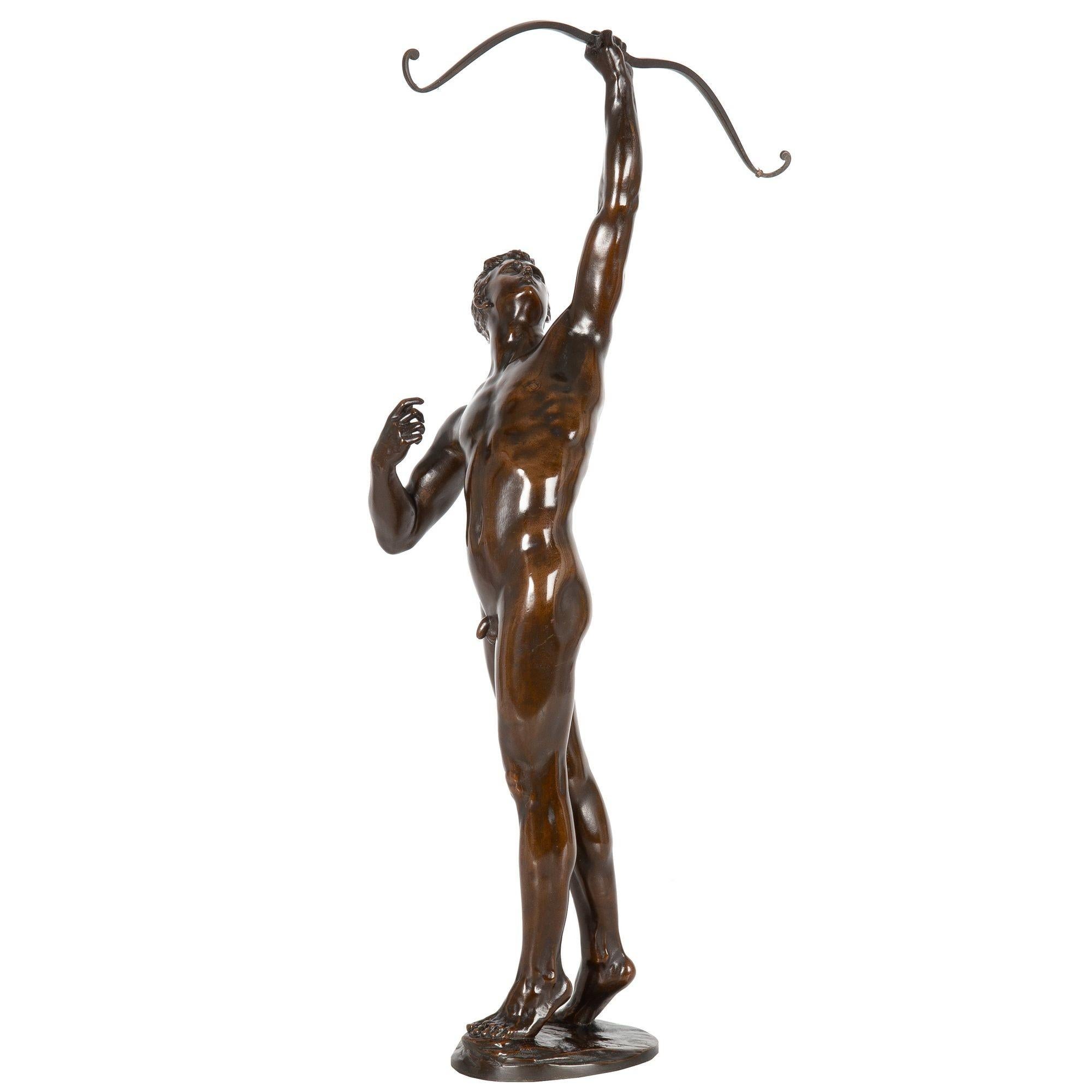 Escultura alemana de bronce de 