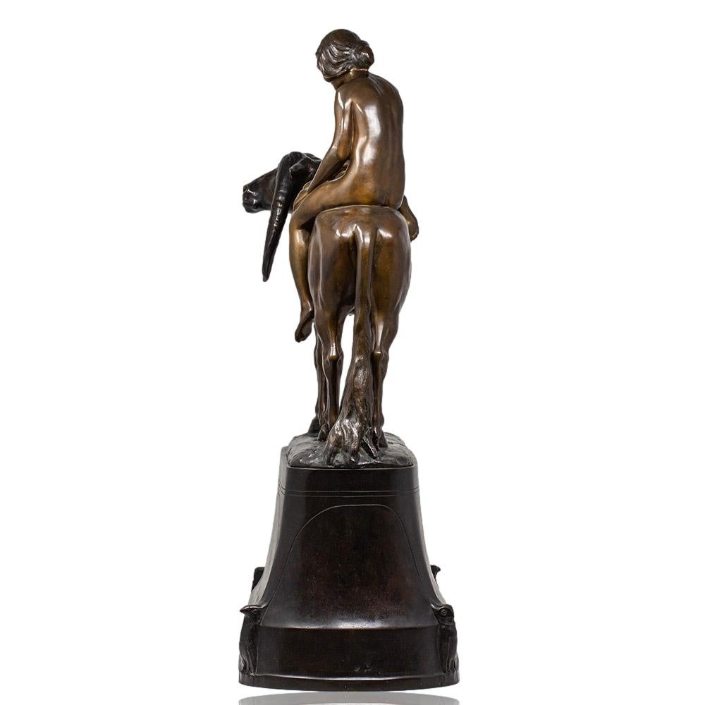 German Bronze The Abduction of Europa by Hermann Haase 1