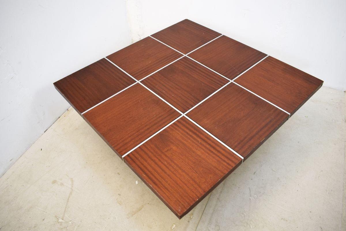 German black coffee table from Wilhelm Renz, 1970s.
DImensions: H= 40 cm; W= 110 cm; D= 110 cm.