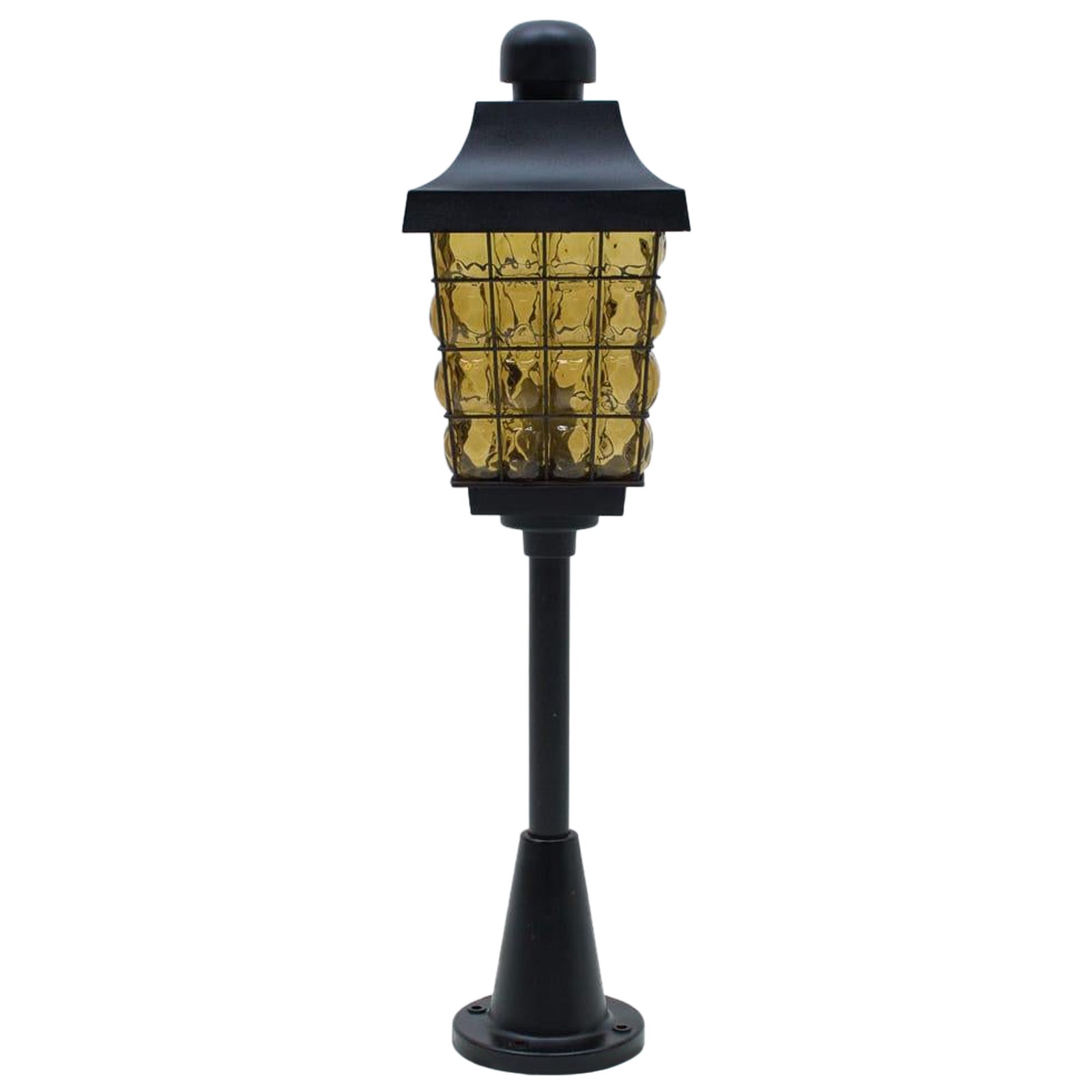 Lampada da esterno in vetro a bolle tedesca di Hofmeister, anni '60 in vendita