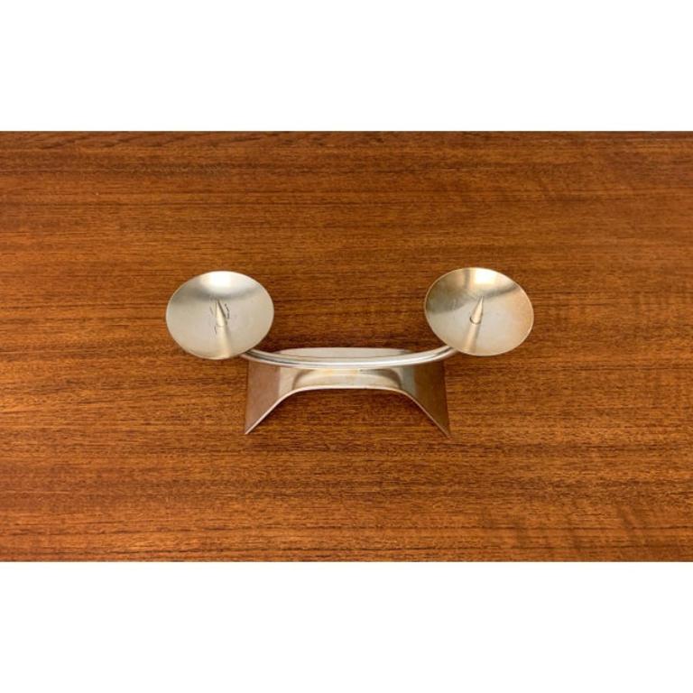 Deutscher Kerzenhalter von WMF, 1970er-Jahre (Metall) im Angebot