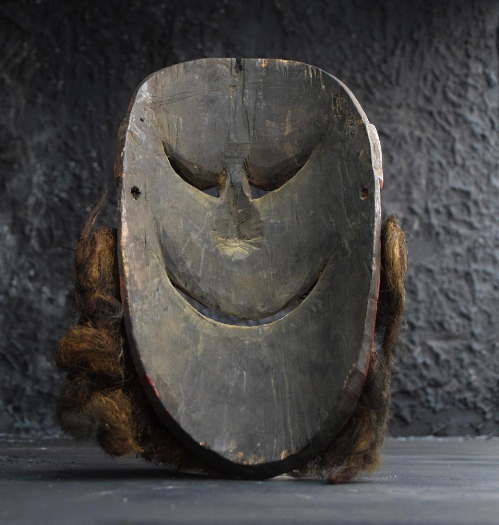Wood German Carnival Mask c.1920