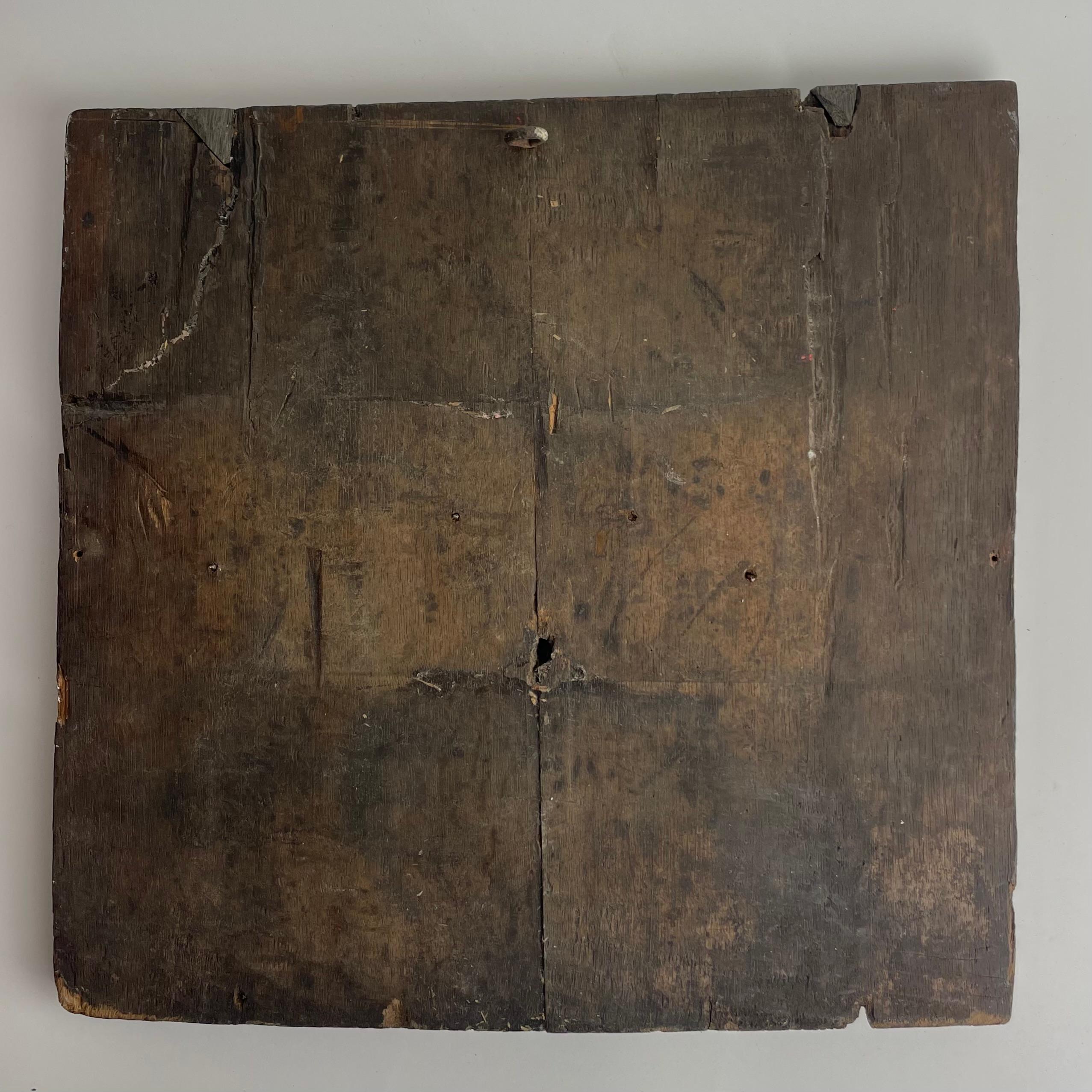 Reliefplakette aus Eichenholz, 17. Jahrhundert - 