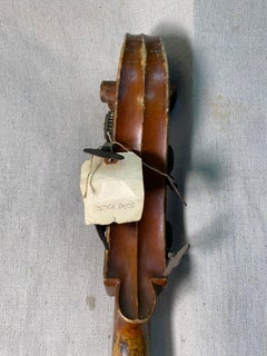 German Carved Roundback Upright Bass Guitar