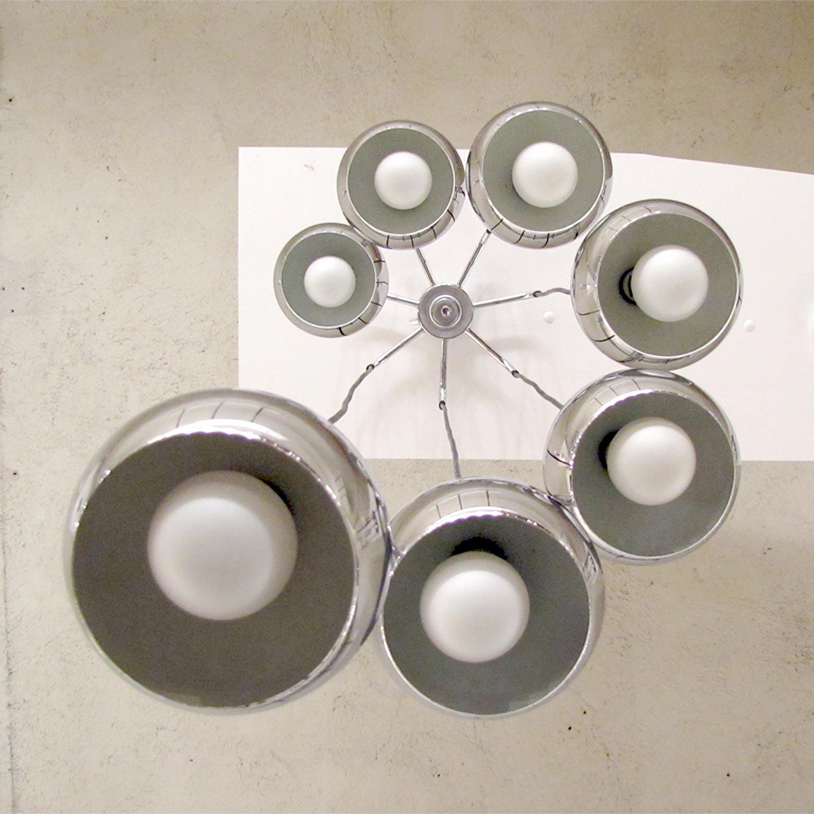 Lampadario a cascata tedesco, 1970 In condizioni buone in vendita a Los Angeles, CA