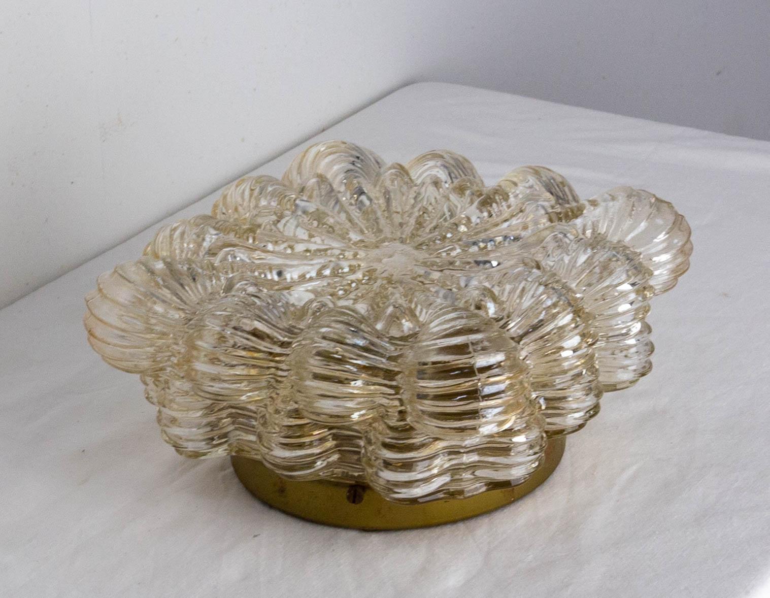 Mid-Century Modern Petit modèle de plafonnier allemand dans le style d'Hélène Tynell, vers 1960 en vente
