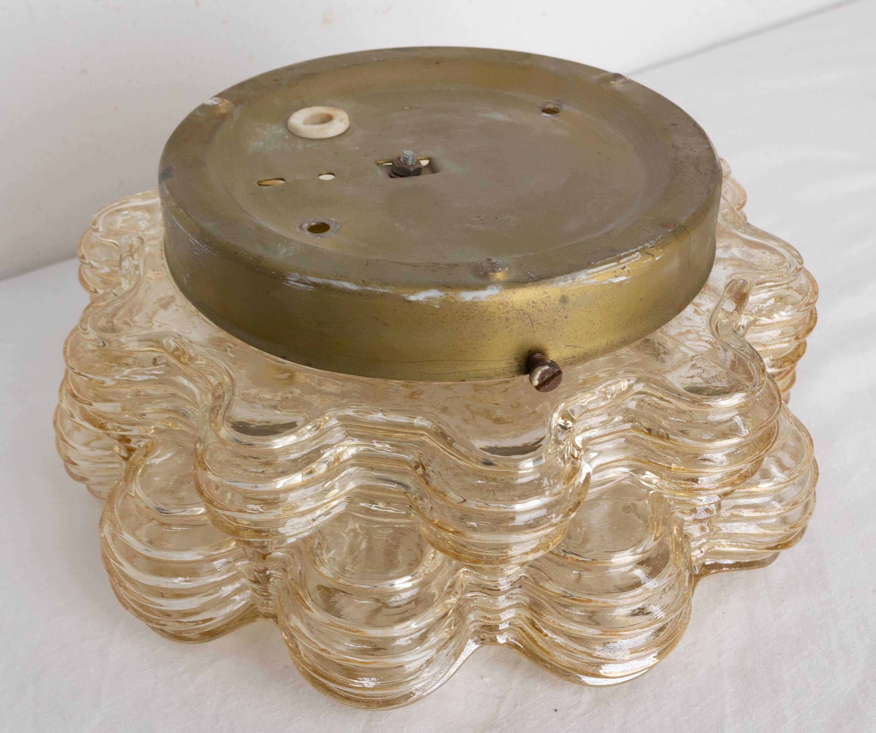 20th Century German Ceiling Light Round Model in the Style of Helen Tynell, circa 1960 For Sale