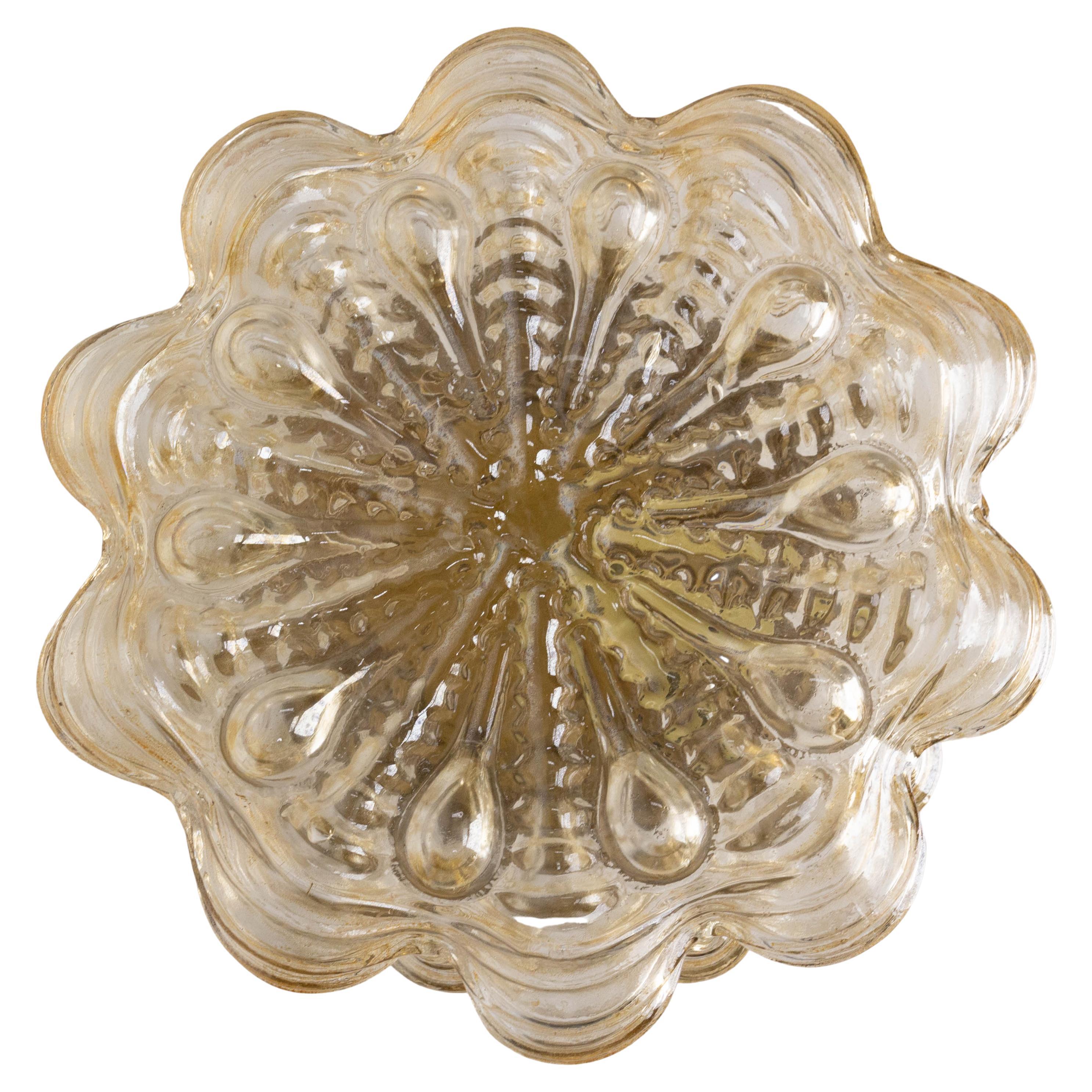 German Ceiling Light Round Model in the Style of Helen Tynell, circa 1960 For Sale