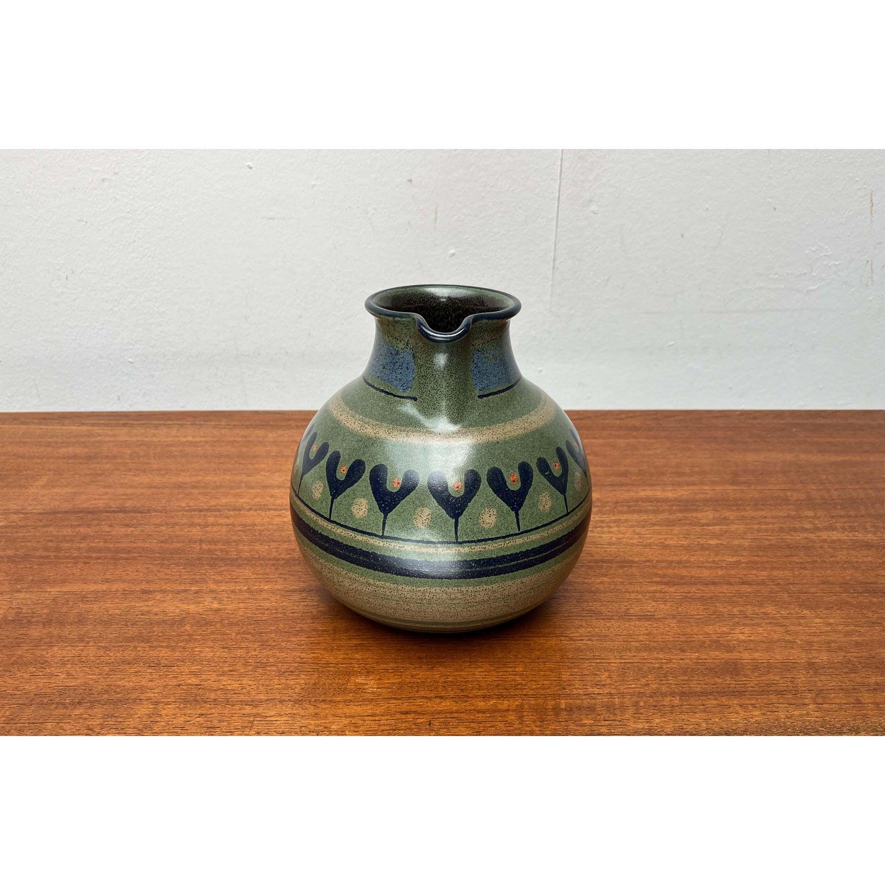 Allemand Vase carafe en céramique allemande de KMK Keramik Manufaktur Kupfermühle, 1970 en vente