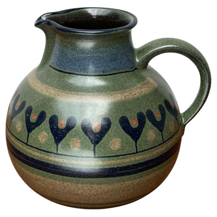Vase carafe en céramique allemande de KMK Keramik Manufaktur Kupfermühle, 1970 en vente