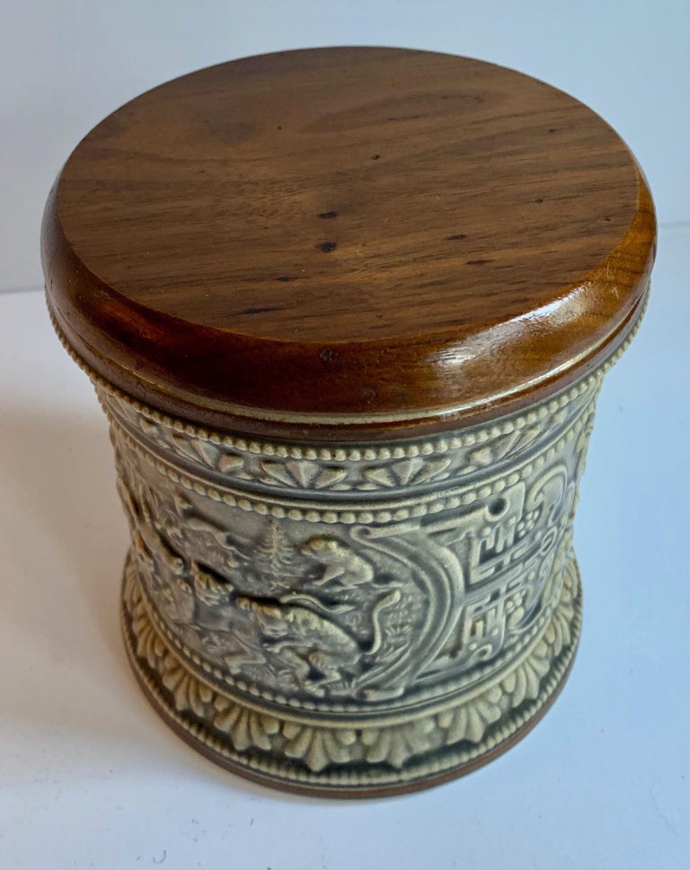 German Ceramic Humidor at 1stDibs