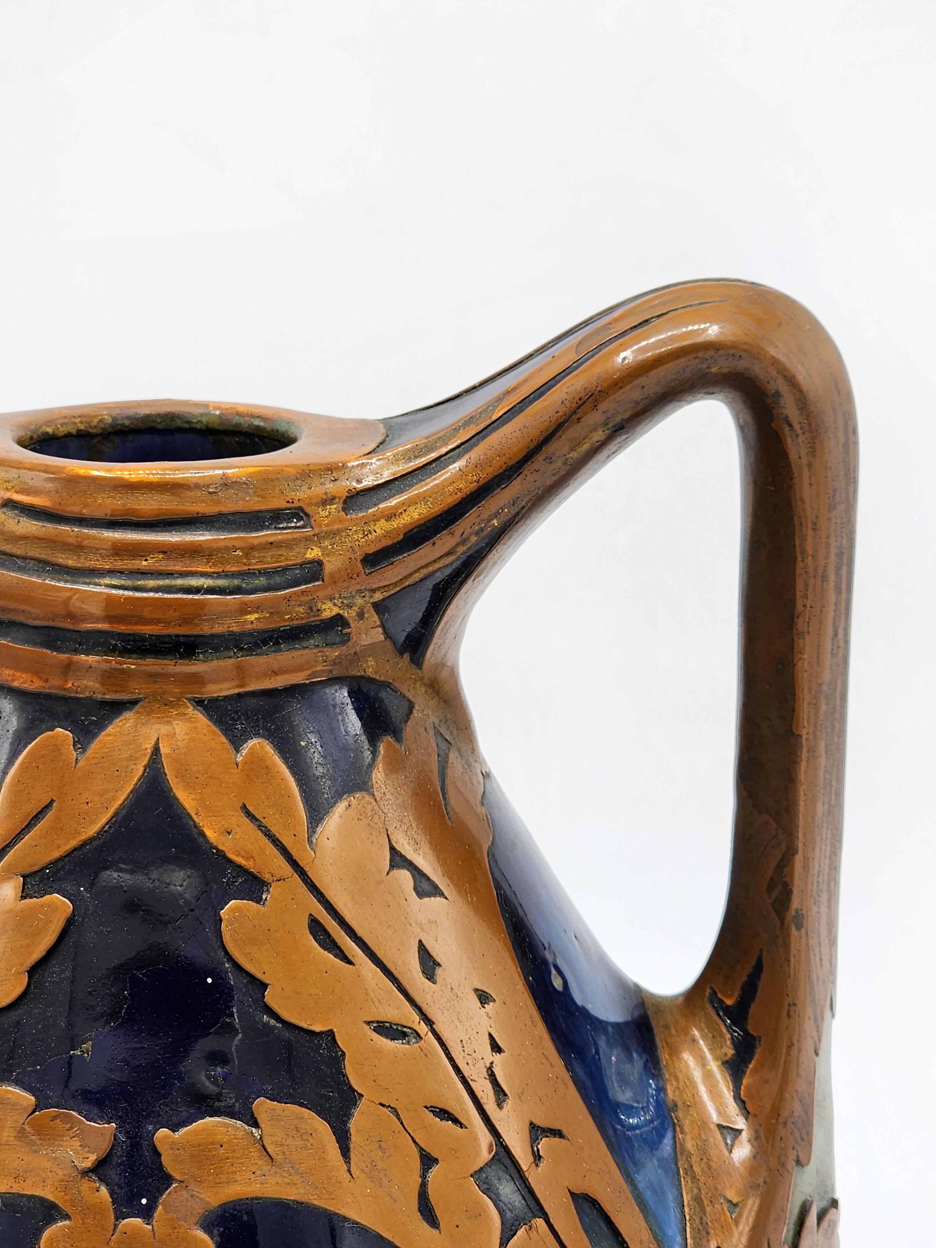 Art Déco Vaso in ceramica tedesco di Peter Behrens in vendita