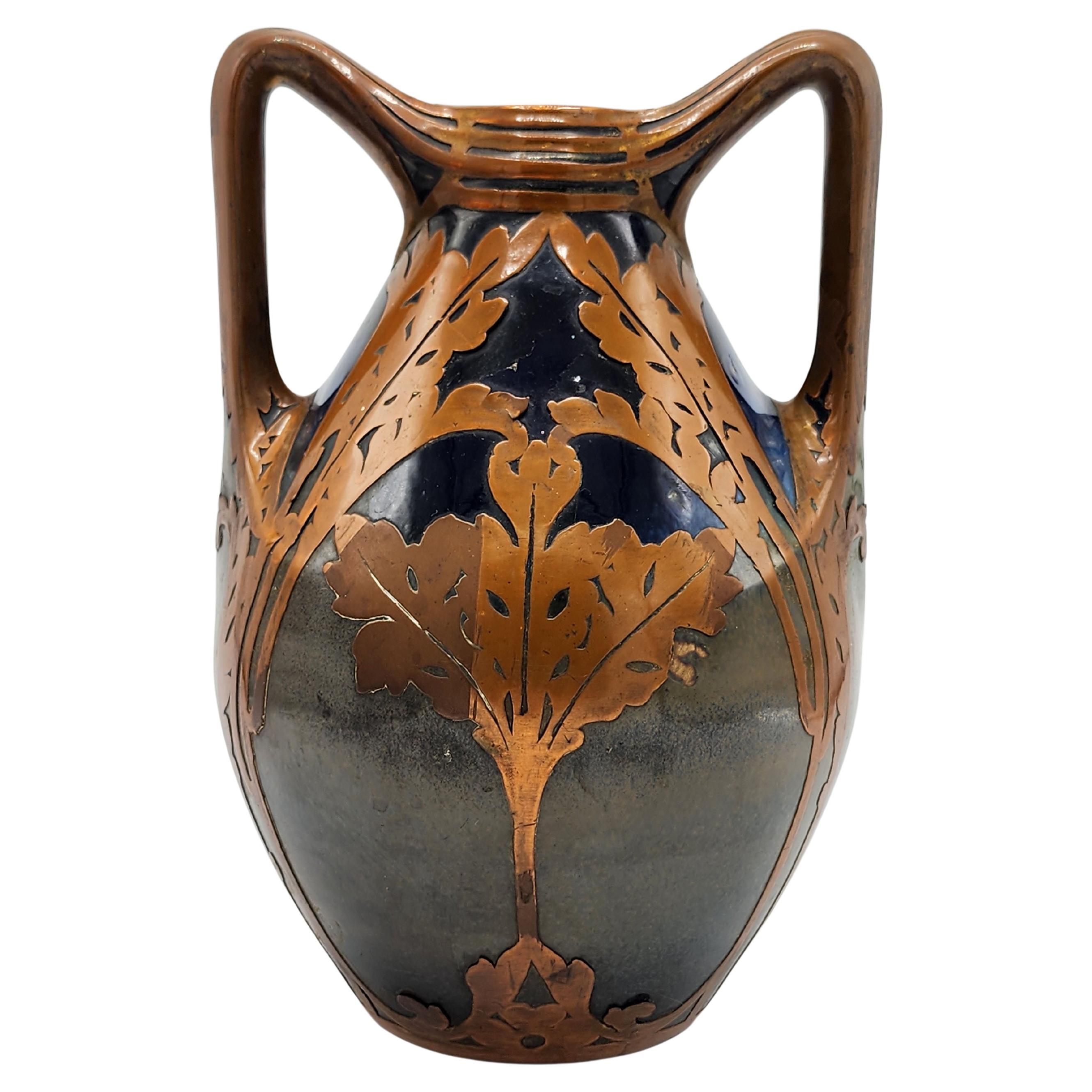 Vaso in ceramica tedesco di Peter Behrens in vendita