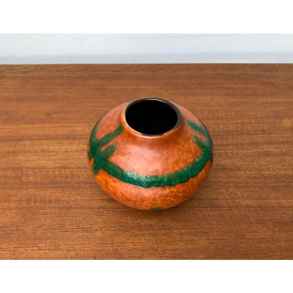 Deutsche Keramikvase aus Jasba, 1970er-Jahre im Angebot 1