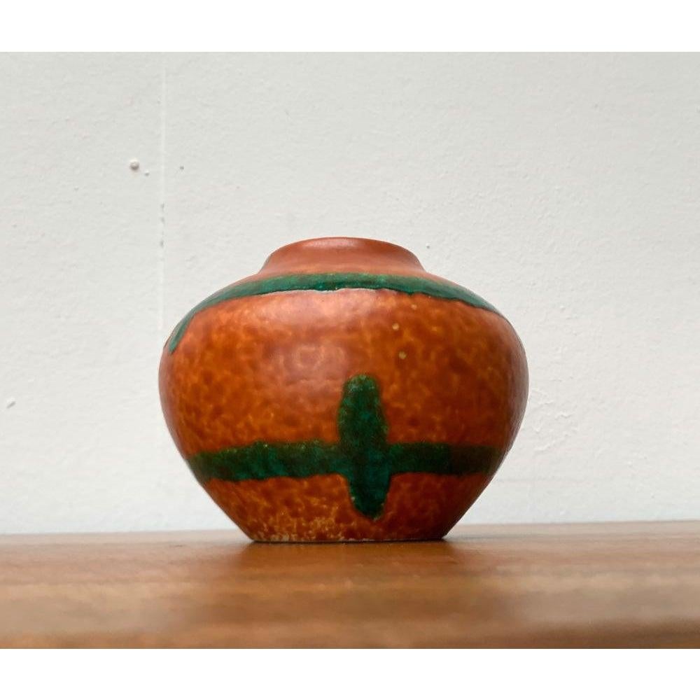 Deutsche Keramikvase aus Jasba, 1970er-Jahre im Angebot 4